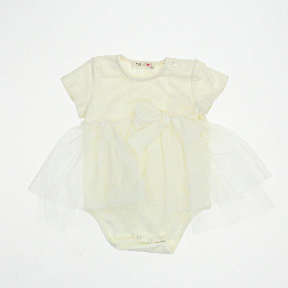 Mae Li Rose Girls Ivory Dress size: 6-9 Months